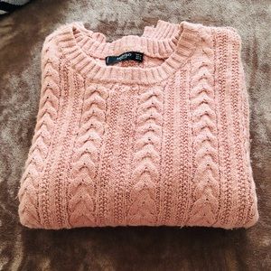 Mango light pink sweater